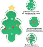 DODODOLA Dog Toys Squeaky Christmas Tree Gift Plush Dog Toys Stuffed Dog Toys with Crinkle Paper for Large Dogs Medium Puppy