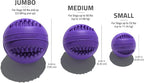 Playology Dog Toys | Dental Chew Ball Gentle on Gums | Jumbo Pork Sausage Scented Toy - Easy to Clean and Made from Non Toxic Materials
