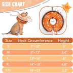 Elevated Inflatable Dog Cone Collar to Stop Licking, Dog Donut Collar After Surgery, Soft Dog Cone Alternative for Small Medium Large Dogs