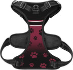 Custom Arizona Dog Harness with Reflective Stripes Personalized Name and Number Dog Vest Harness with Pet Traction Rope for Small Medium Large Dog