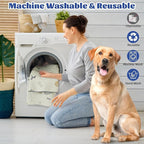 Washable Pee Pads for Dogs Large 48" x 48" 2-Pack Reusable Puppy Pads Pet Training Pads, Fast Absorb Dog Mats, Waterproof Whelping Pad, Non-Slip Protects Against Urine Leakage