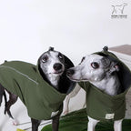 Waterproof Dog Raincoat, Hooded Raincoat for Dachshund Whippet Small Medium Large Dogs, Adjustable Dog Rain Coat Jacket (08(chest26-30'',back22.5-25.5))