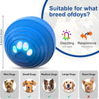 Interactive Dog Ball - Smart Toy for Small and Medium Dogs, Automatic Moving Ball, Rotating & Bouncing, Durable TPU+PC Shell, Toys That Keep Dogs Busy, for Dog