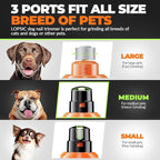 Dog Nail Grinder with 2 LED Lights Powerful 2 Speeds Super Quiet Dog Nail Trimmers with 3 Grinding Wheels Rechargeable Pet Dog Nail Clippers for Large Medium Puppy Dogs Dog Nail File Cat Nail Clipper
