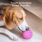 Interactive Dog Toys Dog Ball,Durable Motion Activated Automatic Rolling Toys for Medium/Large Dogs,Automatic Moving, Bouncing,and Rotating,E-TPU Material, IP54 Waterproof (Pink)