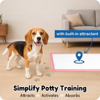 MoMoCo Puppy Pads, 23"x23"-100 Count Dog Pee Pads, Super Absorbent Extra Large Disposable Dogs Training Pads , Leak-Proof, Quick-Drying Dogs Potty Pads for Doggies Puppies