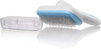 Pets First Premium Dog Brush & CAT Brush Self Cleaning Dog Slicker Hair Brush Easy to Clean Best Pet Grooming Brushes Shedding Grooming Tools for Dogs and Cats. Beautiful Gift for The Groomer!