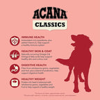 ACANA Classics Dry Dog Food Beef and Barley Recipe 32lb Bag