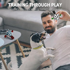 QDAN Small Dog Toys, Puppy Balls, Dog Balls with Straps for Small Breed, Soccer Ball for Dogs, Puppy Toys, Dog Birthday Gift (Pack of 2, 3.5 Inch)