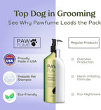 PAWFUME Dog Shedding Shampoo and Conditioner, Royal Lavender, 1-Pack – Nourish & Detangle for Silky Soft Coat – Probiotic, Deep-Cleaning, pH-Balanced – Salon-Quality Shedding Shampoo for Dogs