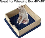 2Pack Pee Pads for Dogs Washable 53”x53”, Extra Large Puppy Pads Waterproof, Super Absorption, Anti Skid for Whelping Training