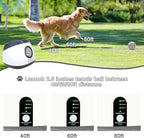 SOCO Automatic Ball Launcher for Dogs Large- 3 Distance Settings (40/60/80FT) w/Remote Control | 2.5" ETPU Tennis Balls | Indoor/Outdoor Dog Toy | 6 Balls & Quick Charge Included