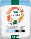 Nutro Ultra Adult Weight Management Dry Dog Food, Chicken, Lamb and Salmon Protein Trio, 30 lb. Bag