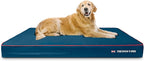 The Dog’s Bed Orthopedic Memory Foam Dog Bed, XXXL Blue Oxford with Red Trim UK Flag, Pain Relief for Arthritis, Hip & Elbow Dysplasia, Post Surgery, Supportive, Calming, Waterproof Washable