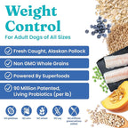 Solid Gold Healthy Weight Management Dry Dog Food for Adult & Senior Dogs - With Pollock, Whole Grain & Probiotics for Gut Health & Digestion Support - Dry Dog Food for Weight Management Support – 4LB