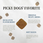 Herz Air-Dried Dog Food Beef & Duck Liver Recipe 2.2 lb, All-Natural, High-Protein, Grain-Free, Limited Ingredients, Complete & Balanced, Premium Canine Cuisine