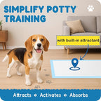 MoMoCo Puppy Pads, 23"x23"-100 Count Dog Pads, Super Absorbent Extra Large Disposable Dogs Training Pads , Leak-Proof, Quick-Drying Dogs Potty Pads for Doggies Puppies