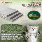 CAPHAUS Cactus Cat Tower for Indoor Cats, Cute 37-Inch Small Cactus Cat Tree w/Widened Perch for Large Cats & Kittens, Multi-Level Cat Activity Tree w/Scratching Posts & Ramp, 2-Door Cat Cave Condo