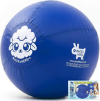 Race&Herd 22" Original XXL Herding Ball for Dogs - Giant Herding Dog Ball Australian Shepherds, Herding Toys, Dog Training Toy for Large Breeds, Dog Toy for Outdoor Play (Small/Medium Dogs, Yellow)