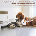 Pet Steam Brush for Dog & Cat – shower bath brush – Steam for Shedding & Grooming Water Brush for Long & Short Haired Pets Spritz Defur Comb 3-in-1 Spray Hair Removal Comb Includes 2*Waterless Shampoo