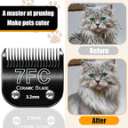 Dog Grooming Clipper Blades Replacement Compatible with Andis Dog Clippers,Most OsterA5, Wahl KM Series Pet Clippers (Black(3FC+4FC+5FC+7FC))