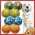 Dog Balls, Indestructible Tennis Balls for Dogs, Durable Bouncy Dog Toy Balls for Aggressive Chewers, Interactive Dog Toys for Fetch Game, Lightweight Floating Dog Toys