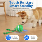Interactive Dog Toys for Small Dogs, Automatic Moving, Motion Activated, Squeak, Active Rolling Dog Ball Wicked Ball for Daily Training