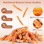 Dog Treats, Chicken Wrapped Sweet Potato Dog Snacks, Puppy Training Snacks Rawhide Free Treats 0.5lb/227g
