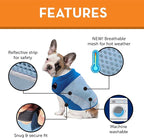 ThunderShirt Breeze for Dogs, Medium, Sky Blue, Extra Breathable Mesh Fabric, Dog Anxiety Relief Vest for Every Day Stress & Calming During Thunder Storms and Fireworks