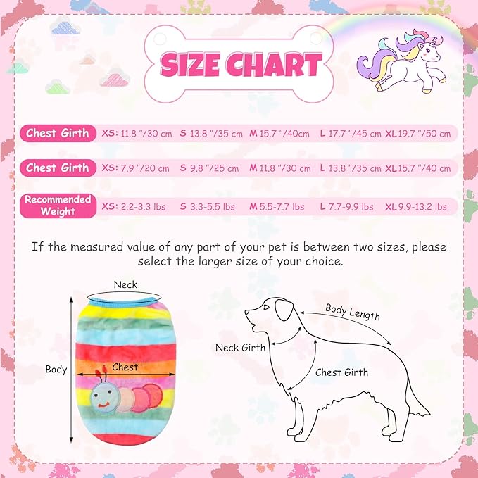 6 Pcs Puppy Clothes for Christmas Winter Warm Cute Pet Sweaters Flannel Dog Vest Paw Print Cat Clothes for Chihuahua Dachshunds Male Female Puppy(Animal Pattern,S(Body Length:9.8” Chest:13.8”))
