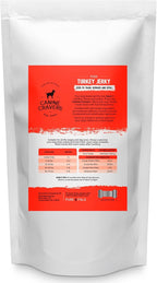 Canine Cravers Single Ingredient Dog Treats – Pure Turkey Jerky - Human Grade Air Dried Hypoallergenic Pet Food – Grain, Gluten, and Soy Free – 100% All Natural – 5.3 oz