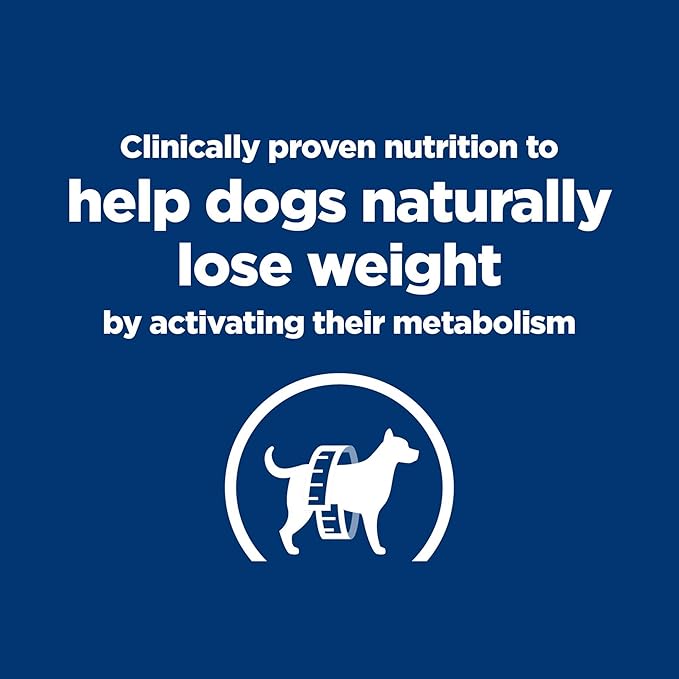 Hill's Prescription Diet Metabolic Weight Management Chicken Flavor Wet Dog Food, Veterinary Diet, 13 oz. Cans, 12-Pack