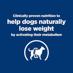Hill's Prescription Diet Metabolic Weight Management Chicken Flavor Wet Dog Food, Veterinary Diet, 13 oz. Cans, 12-Pack