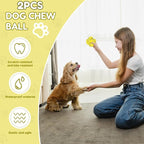 Dog Balls for Aggressive Chewers, ETPU Dog Toy Ball, Float Tennis Balls for Dogs Aggressive Chewers, Indestructible Tennis Ball Dogs for Large Medium Small Dogs Grinding Teeth Strong Elasticity