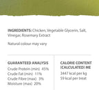 Caledon Farms Homestyle Chicken Jerky 7.41oz, Dog Treats, All Natural
