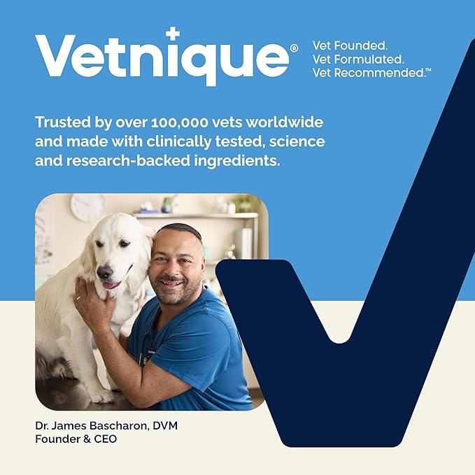 Vetnique Glandex Dog Fiber Supplement Powder for Anal Glands with Pumpkin, Digestive Enzymes & Probiotics - Vet Recommended (Regular or Advanced Strength) - Boot The Scoot (4.0oz Powder, Beef Liver)