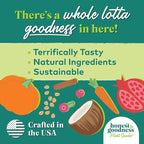 Honest to Goodness Plant Snacks Mellow Belly Pumpkin & Cinnamon Recipe Dog Treats, Enriched with Omega 3s & Postbiotics, 8oz