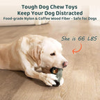 2 Pack Interactive Dog Toys for Aggressive Chewers, Long-Lasting Frozen Dogs Treat Holder to Keep Them Busy, Indestructible Dog Enrichment Toys - Reduce Anxiety, Safe for Large/Medium Breed