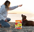 Jungle Calling Multi Flavor Rolls Dog Treats, Made with Real Chicken Duck Beef Meat, Peanut Butter Flavor Rawhide-Free Dog Snacks, Health Skin and High Protein Dog Treat, 10.6 oz