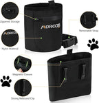 SZO Dog Treat Pouch with Magnetic Closure, Treat Pouches for Pet Training, Dog Training Treat Bag with Belt 3 Ways to Wear Dog Treat Carrie,Hands-Free Training - Black