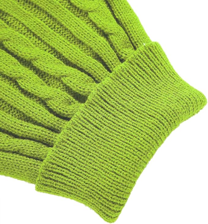 Warm Classic Turtleneck Pet Sweater - Cute Winter Dog & Cat Sweater for Small, Medium & Large Dogs - Christmas Sweaters for Girls & Boys
