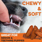 Sweet Potato Slices For Dogs - Soft & Chewy - Single Ingredient Dog Treats, Healthy 100% Natural Sweet Potato Dog Treats With No Added Preservatives - Softer & Great For Puppies Or Senior Dogs (14oz)