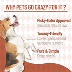 Just Try 6.35 oz Freeze-Dried Duck Cubes for Dogs & Cats – Single-Ingredient Dog Treats&cat Treats, Grain-Free, High Protein, Low Fat, Supports Skin & Joint Health – Natural Training Treats