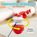 Interactive Dog Toys Multiple Modes Moving Dog Ball with Touch Activated queaky Dog Toy for Small/Medium Puppy Toys for Daily Training (Red)