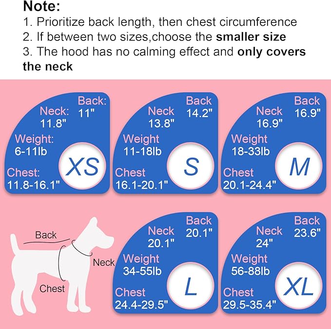 Medium Calming Vest for Small Dogs, Anxiety Vest Adjustable Chest | Soft Lightweight Wrapped Shirt Relief Anxiety for Fear of Noise,Riverside,Fireworks,Machine Washable(DarkGreen)