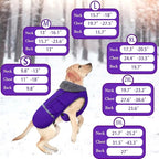 Doglay Dog Coat, Waterproof Dog Jacket Pet Winter Coat for Cold Weather with Thicken Furry Collar, Reflective Puppy Winter Jacket Warm Fleece Lining for Small Medium Large Pets
