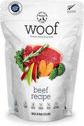 The New Zealand Natural Pet Food Co WOOF Freeze Dried Dog Food - Beef Recipe, High Protein Freeze Dried Dog Treats, Dog Food Topper & Meal, 2.2 lb