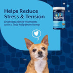 NaturVet Quiet Moments Plus Hemp Calming Aid Soft Chews for Dogs, Count of 60, 60 CT