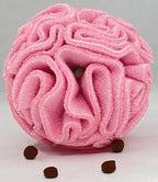Glory To Dog Puppy and Small Breed Snuffle Interactive Foraging Dog Puzzle Ball Toy Pink
