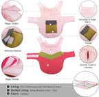 ASENKU Dog Jacket Plaid Reversible Reversible Dog Vest Waterproof Cold Winter Clothes Pet Apparel for Small Medium Large Dogs (2XL, Colorful)